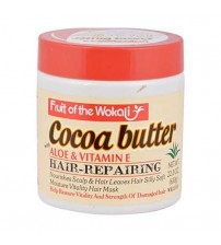 Fruit of the Wokali Cocoa butter with Aloe & Vitamin E Hair Repair Mask 650g